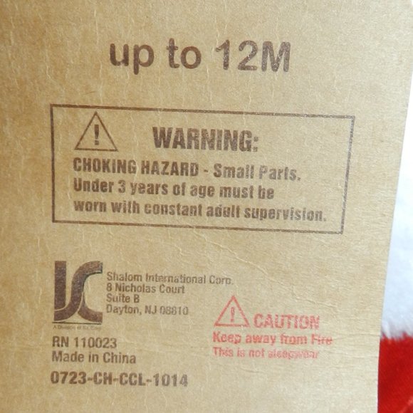 MR CLAUS BABY MY 1ST CHRISTMAS 3 PC SANTA SUIT SET 12 MTHS🆕FAST😮💨⚡🚚 - Picture 14 of 16